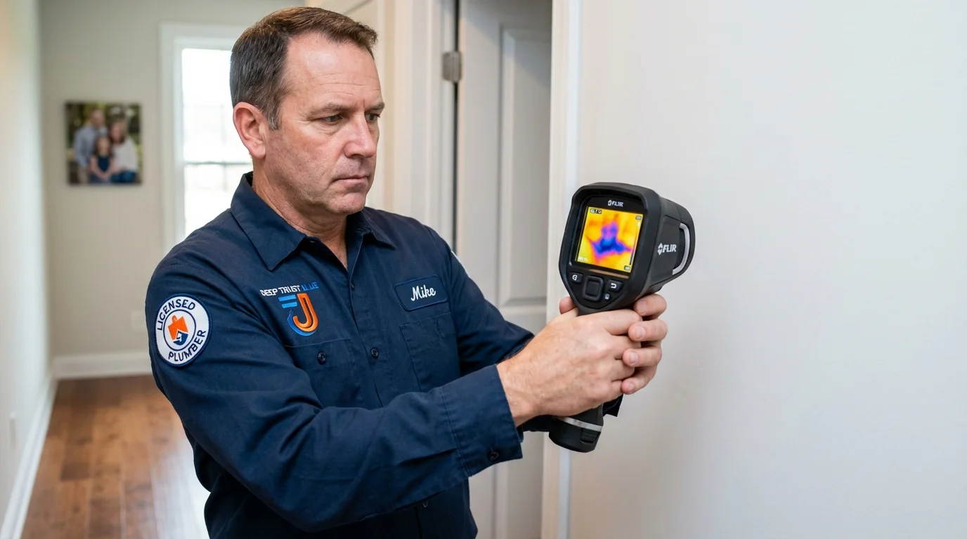 Thermal imaging leak detection by Johns Plumbing LLC in Sierra Vista
